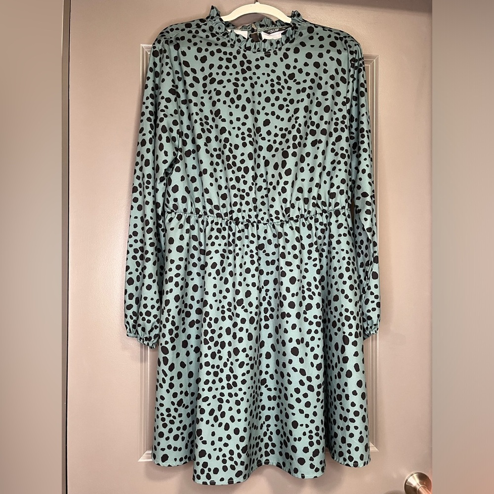 SHEIN Curve Polka Dot Dress 1X